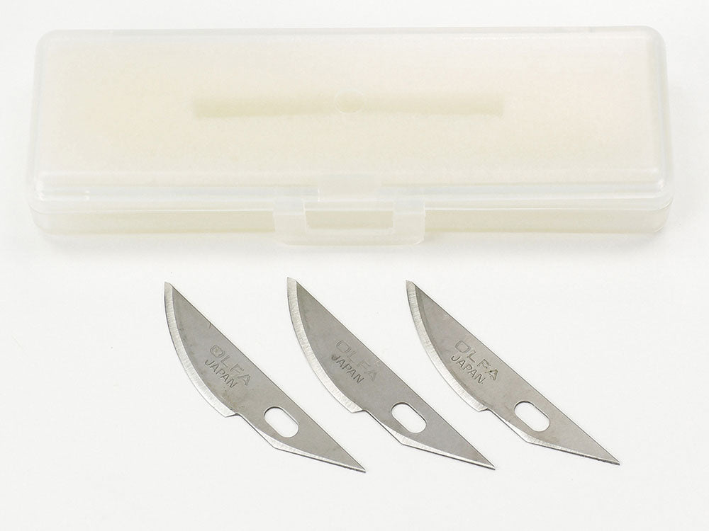 Tamiya - 74100 - Modeler's Knife Pro Replacement Blade (Curved, 3PCS.)