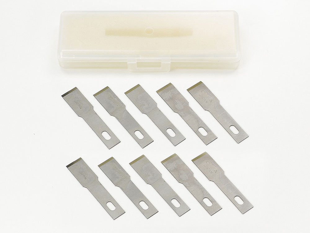 Tamiya - 74101  - Modeler's Knife PRO Replacement Blade (Chisel, 10pcs)