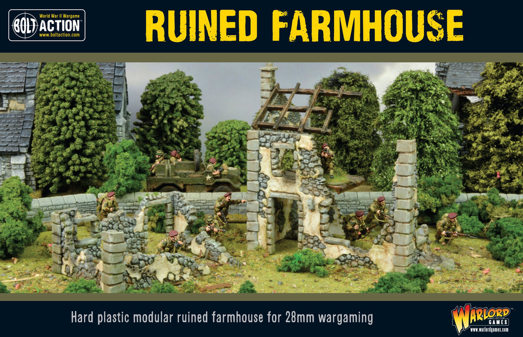 Bolt Action - Terrain - Ruined Farmhouse