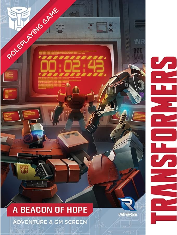 Transformers RPG A Beacon of Hope Adventure & GM Screen