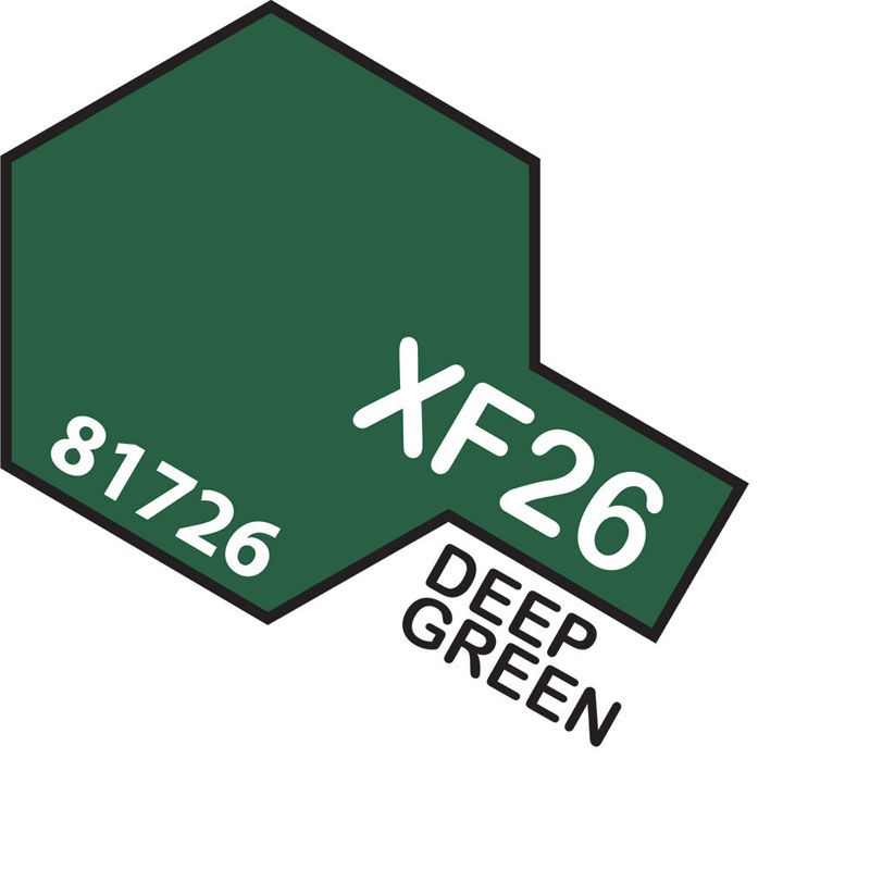 Tamiya - 81726 - XF-26 Deep Green Acrylic Mini 10ml