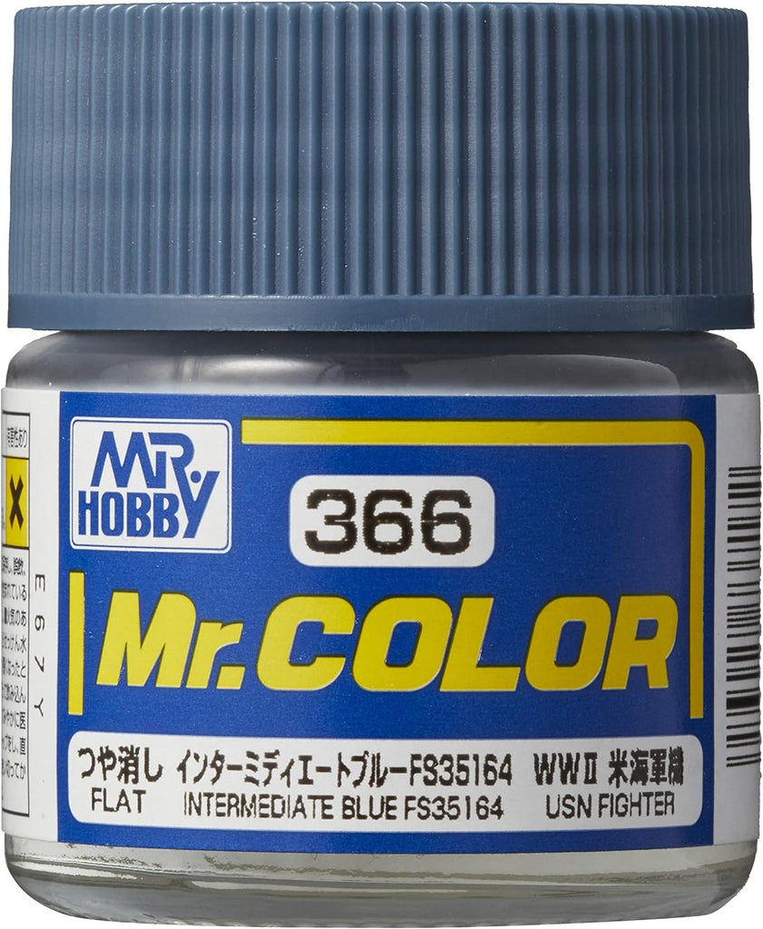 Mr Hobby - C366 - Mr Color Intermediate Blue FS35164 Flat - 10ml