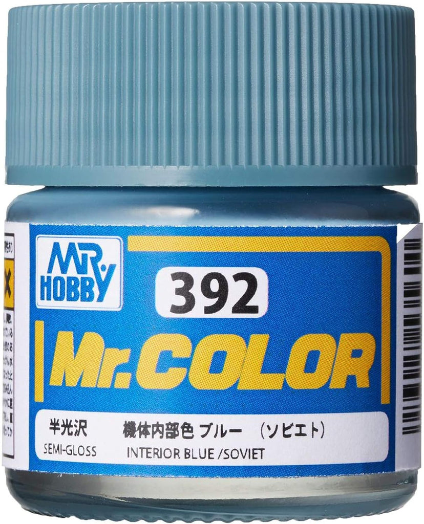 Mr Hobby - C392 - Mr Color Interior Blue / Soviet Semi Gloss - 10ml