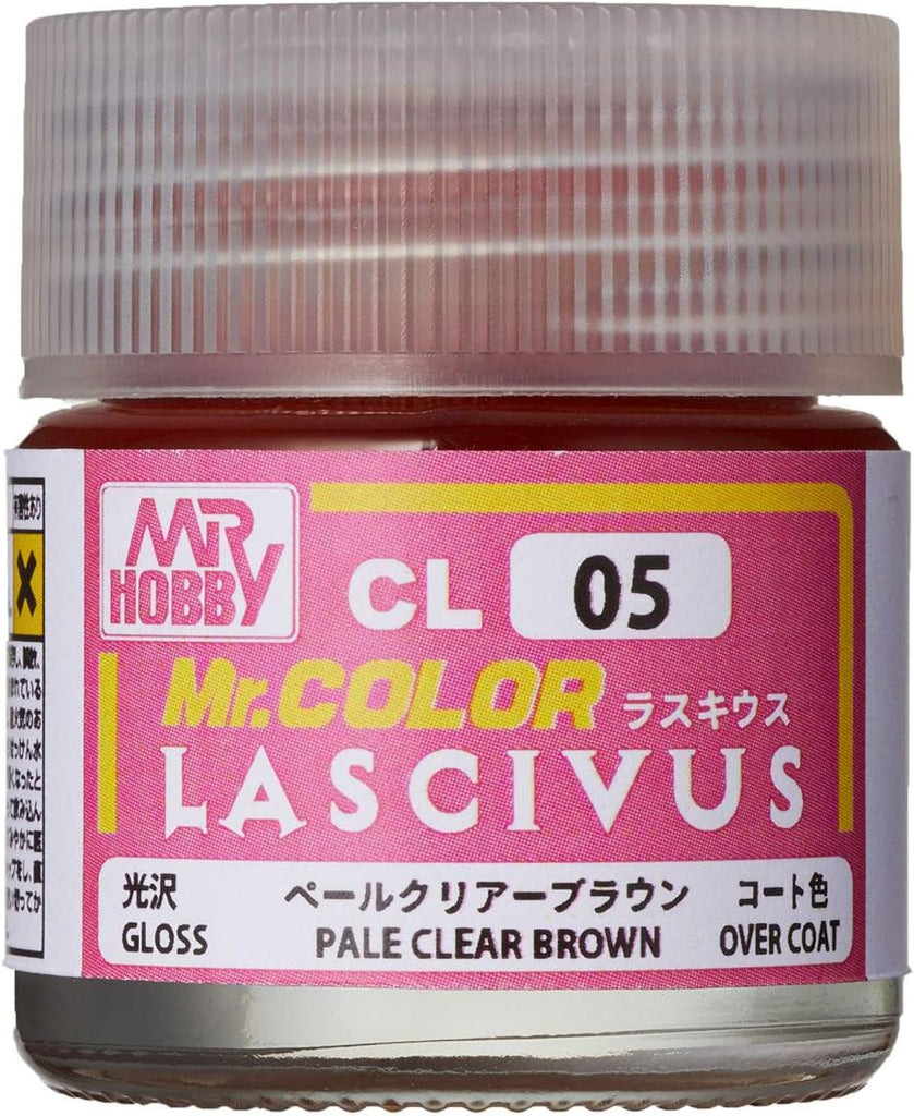 Mr Hobby - CL05 - Mr Color Lascivus Anime Model Paint -Pale Clear Brown 10ml