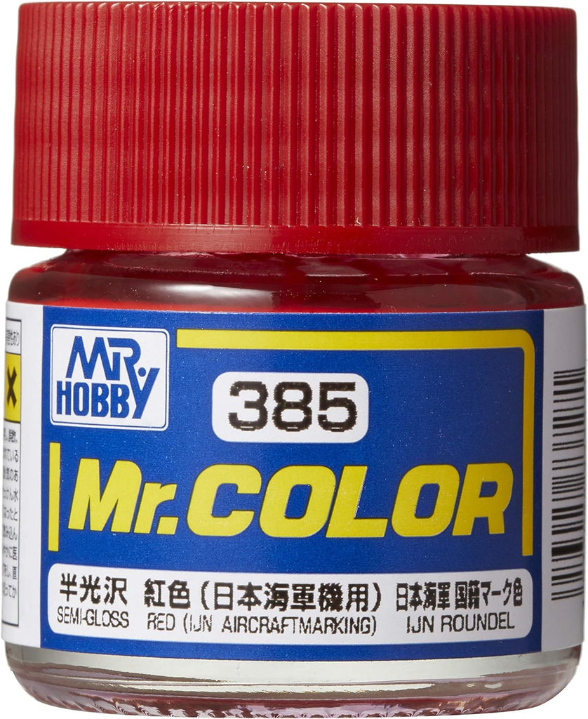 Mr Hobby - C385 - Mr Color Red (IJN Aircraft Marking) Semi Gloss - 10ml