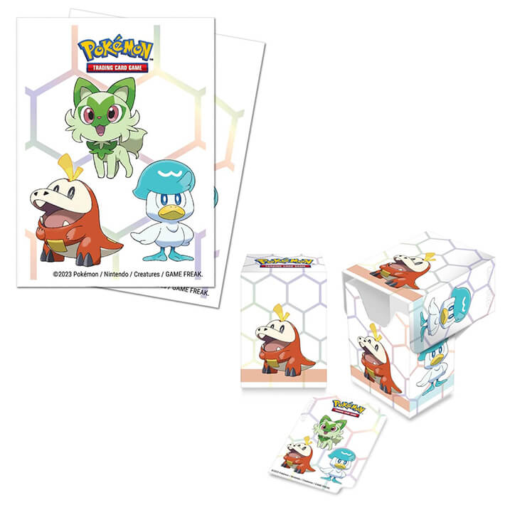 Pokémon: Deck Protector/ Box Combo- Paldea