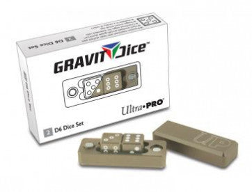 Ultra Pro Gravity Dice Precision 2x D6 Dice Set - Desert - 84871