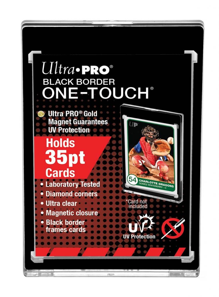 Ultra Pro One Touch - 35PT BLACK BORDER w/Magnetic Closure - 85566