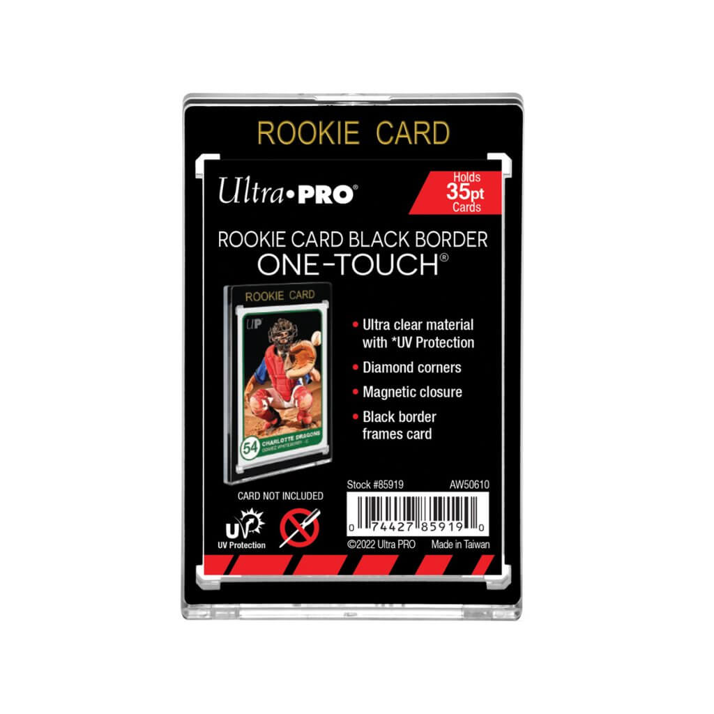 Ultra Pro 35PT ROOKIE Black Border UV ONE-TOUCH Magnetic Holder - 85919