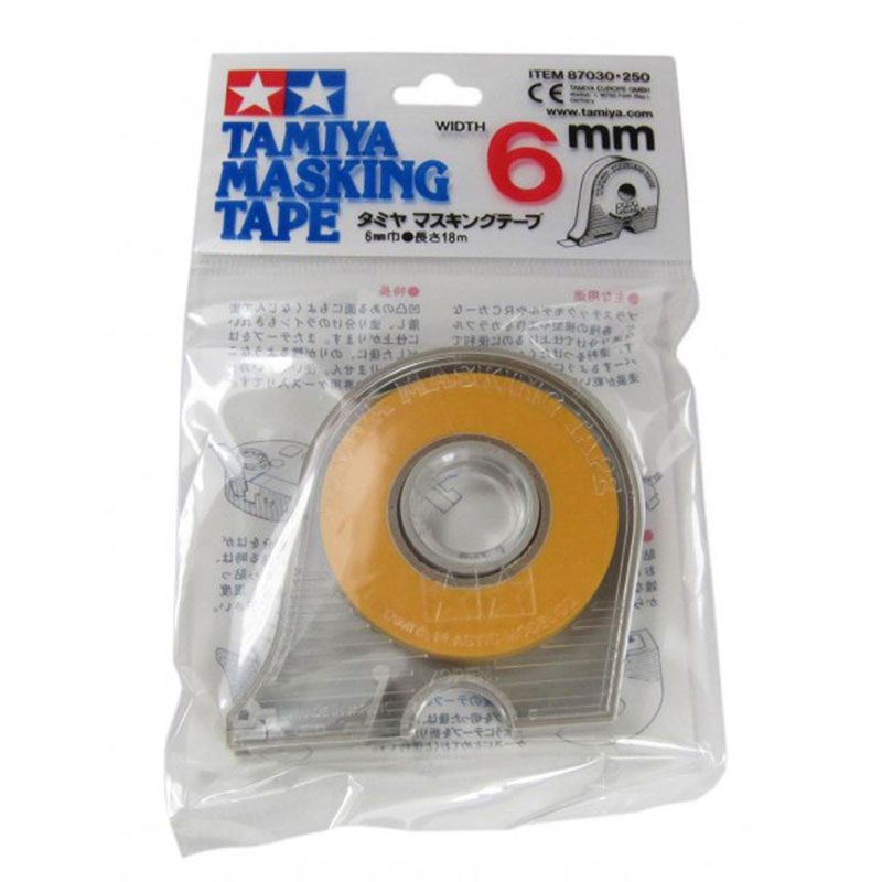 Tamiya - 87030 - Masking Tape (with Dispenser) - 6mm Width