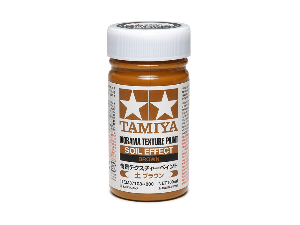 Tamiya - 87108 - Diorama Texture Paint (Soil Effect, Brown) 100ml