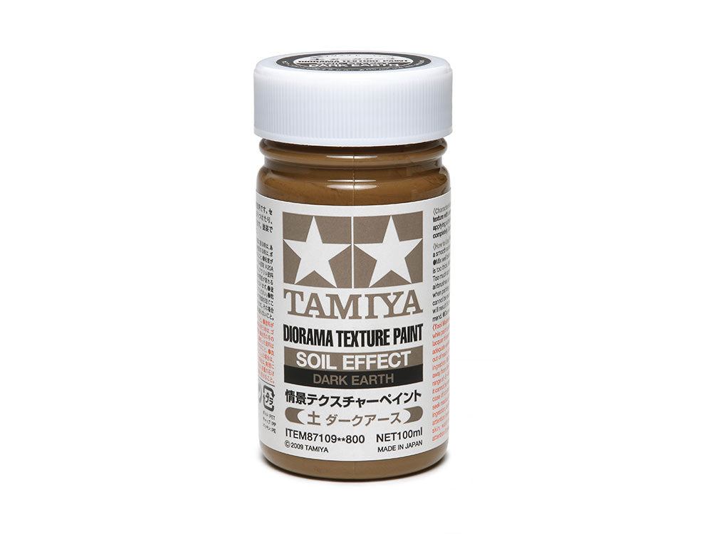 Tamiya - 87109 - Diorama Texture Paint (Soil Effect, Dark Earth) 100ml