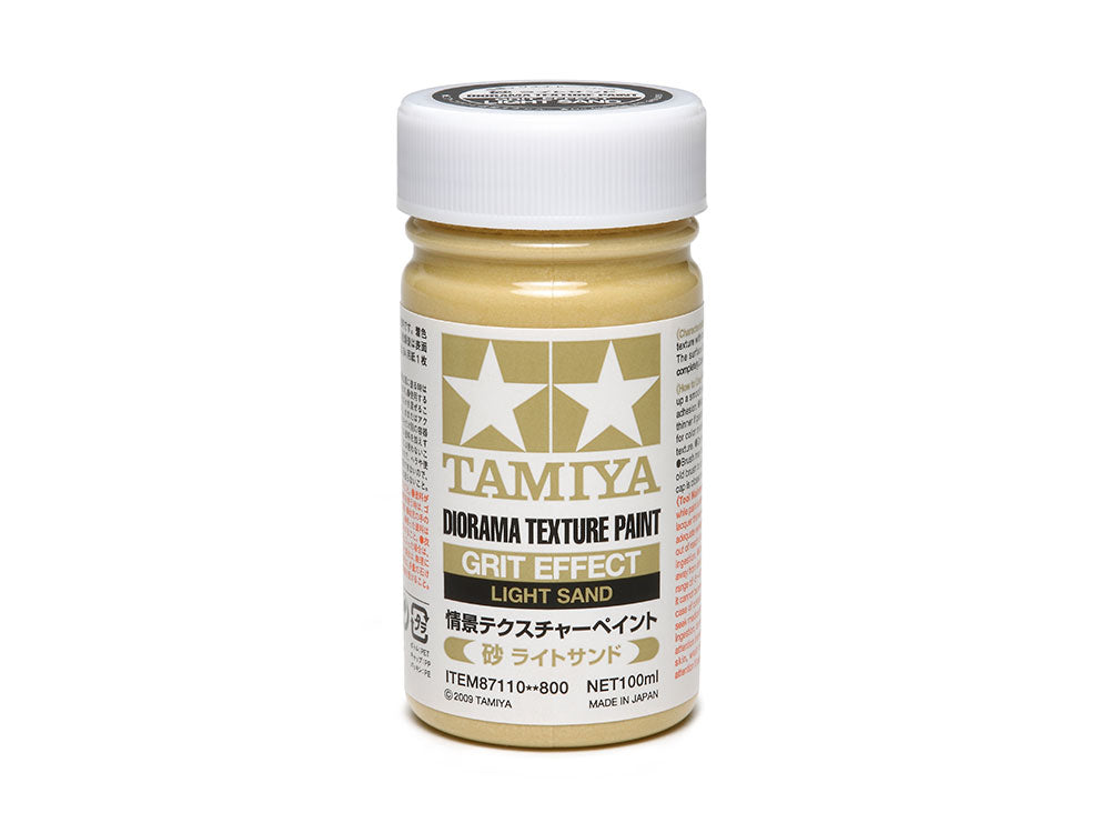 Tamiya - 87110 - Diorama Texture Paint (Grit Effect, Light Sand) 100ml