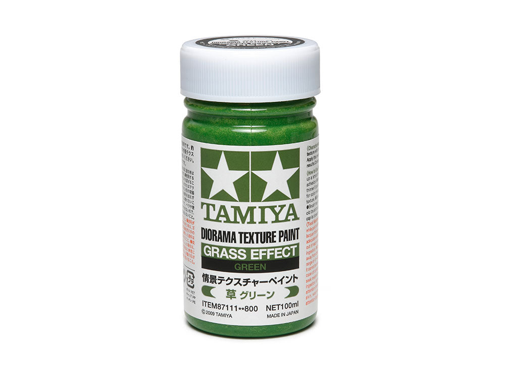 Tamiya - 87111 - Diorama Texture Paint (Grass Effect, Green) 100ml