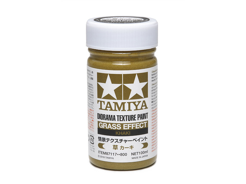 Tamiya - 87117 - Diorama Texture Paint (Grass Effect, Khaki) 100ml