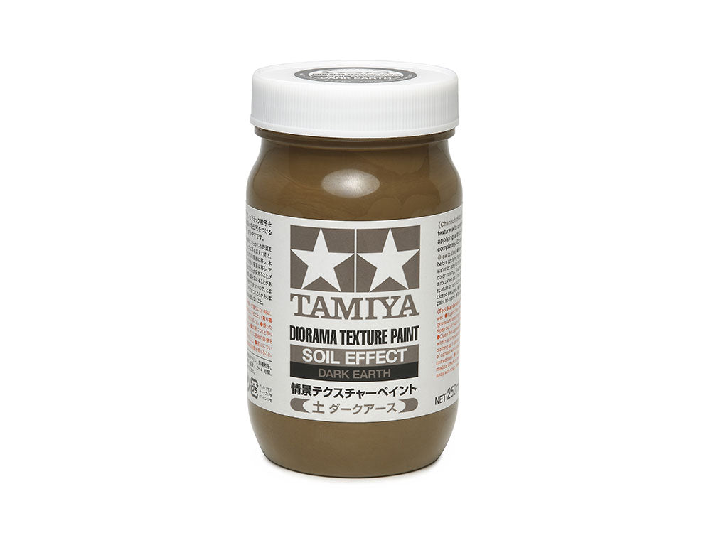 Tamiya - 87121 - Diorama Texture Paint (Soil Effect, Dark Earth) 250ml
