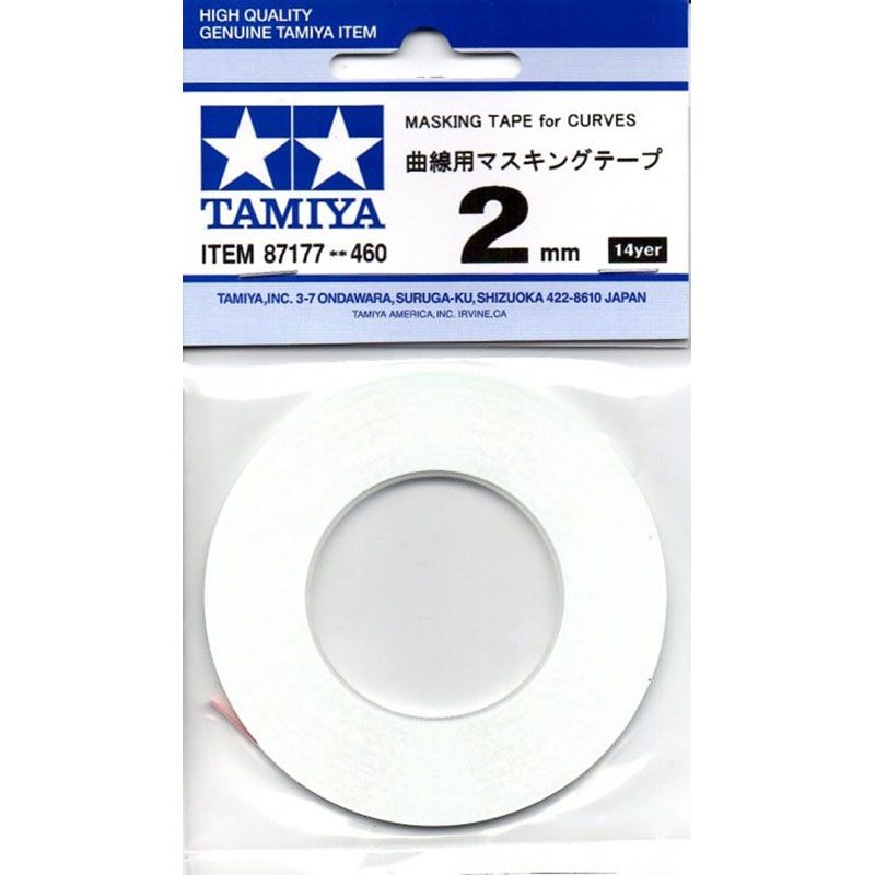 Tamiya Masking Tape for Curves Refill (No Dispenser) - 2mm Width - 87177