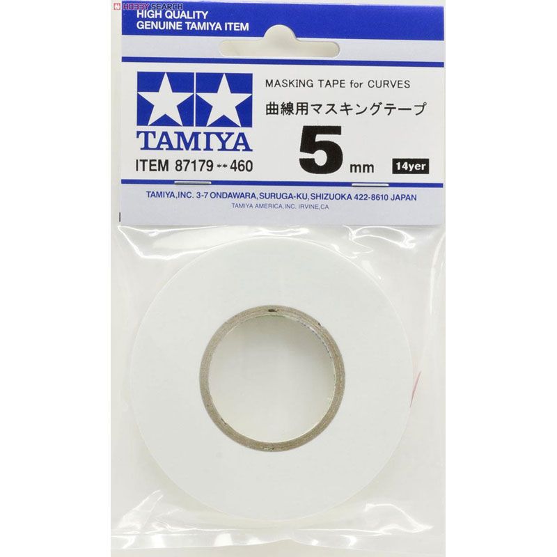 Tamiya Masking Tape for Curves Refill (No Dispenser) - 5mm Width - 87179