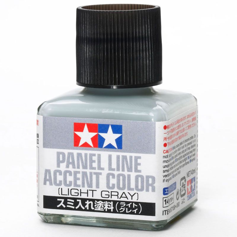 Tamiya - 87189 -  Light Gray Panel Line Accent Colour 40ml