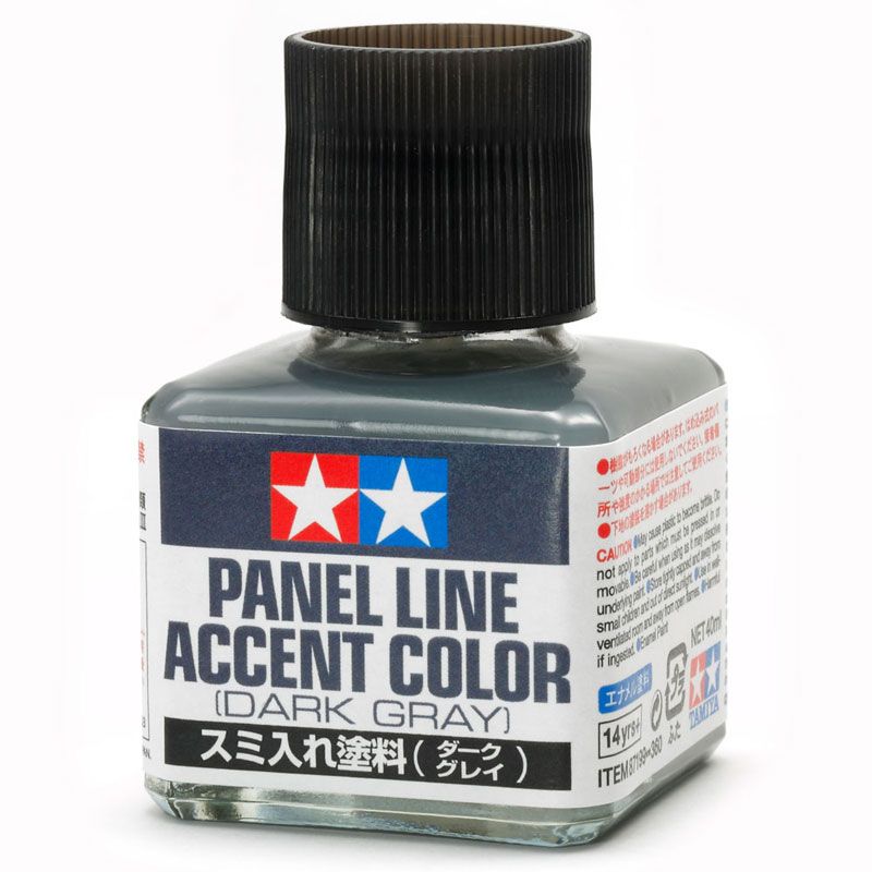 Tamiya - 87199 - Panel Line Accent Colour Dark Gray 40ml