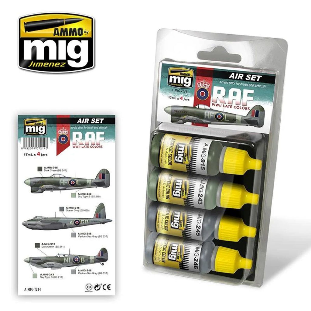 Ammo by MIG - Atom Color - Raf Wwii Late Colors Set