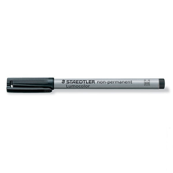 Staedtler Lumocolor Non-permanent Marker - Black - Medium