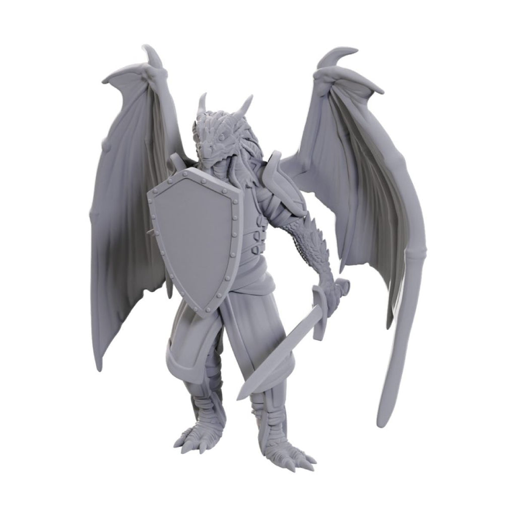 D&D Nolzurs Marvelous Unpainted Miniatures: Dragonborn of Bahamut