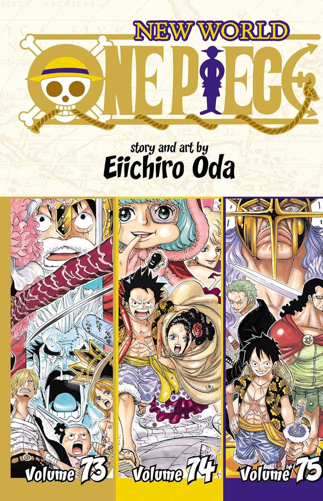 One Piece Vol. 73-74-75 New World (Omnibus Edition Vol. 25)