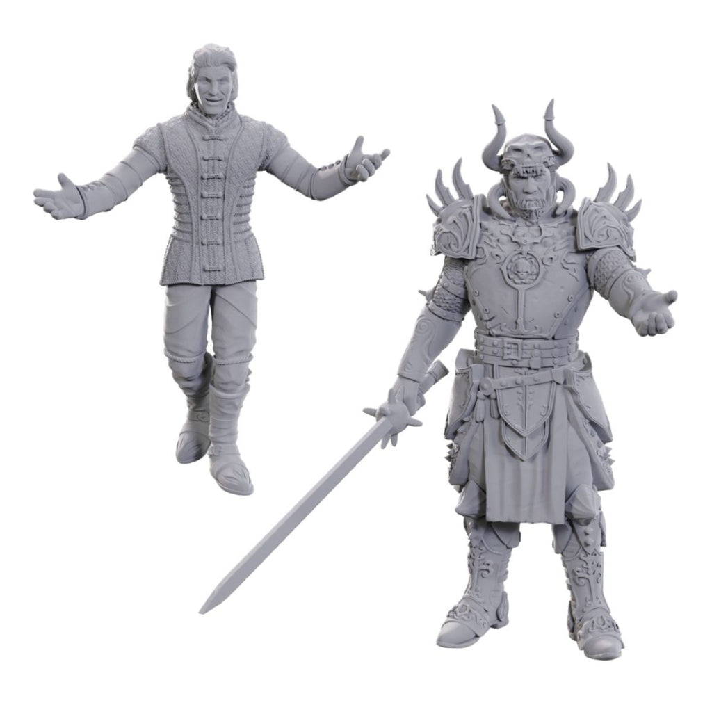 D&D - Nolzurs Marvelous Unpainted Miniatures - Special Edition – Baldur's Gate 3: Sarevok Anchev & Raphael