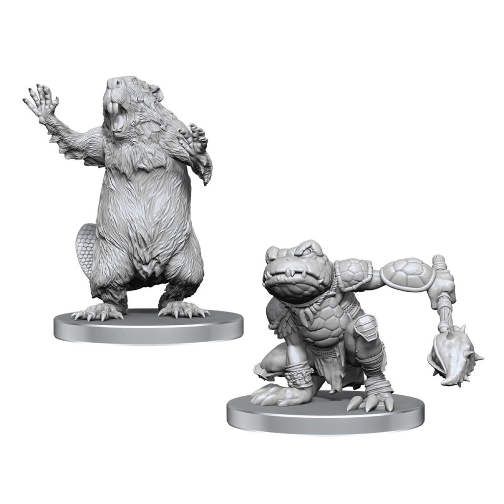 Pathfinder Battles Deep Cuts: Boggard Scout & Castoroides