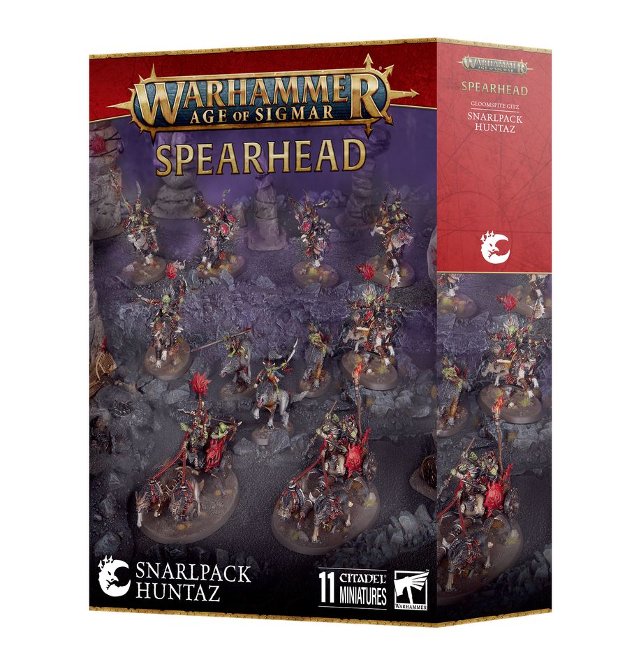 Gloomspite Gitz – Snarlpack Huntaz: Spearhead