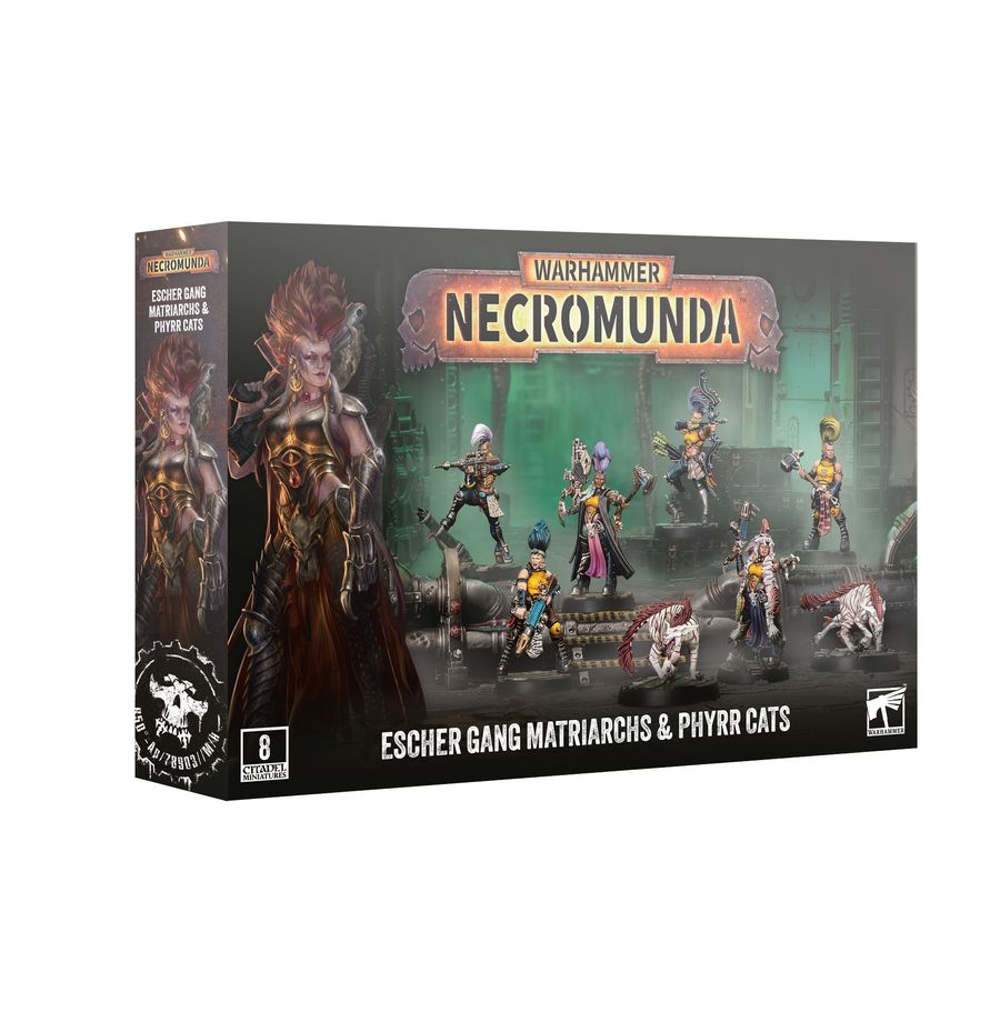 Necromunda Skirmish: Escher Matriarchs & Phyrr Cats