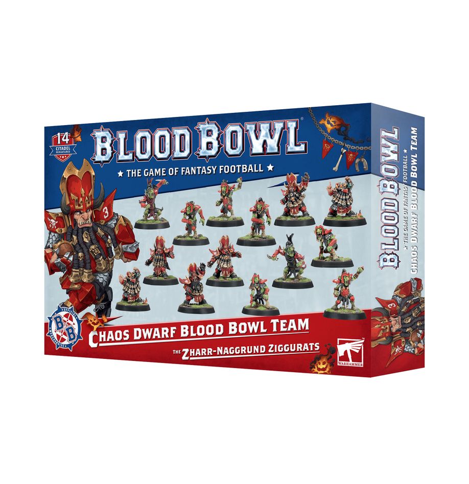 Blood Bowl Chaos Dwarf Team: The Zharr-Naggrund Ziggurats