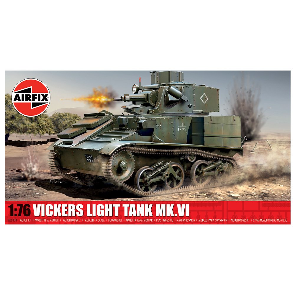 Airfix 1/76 Vickers Light Tank Mk.Vi