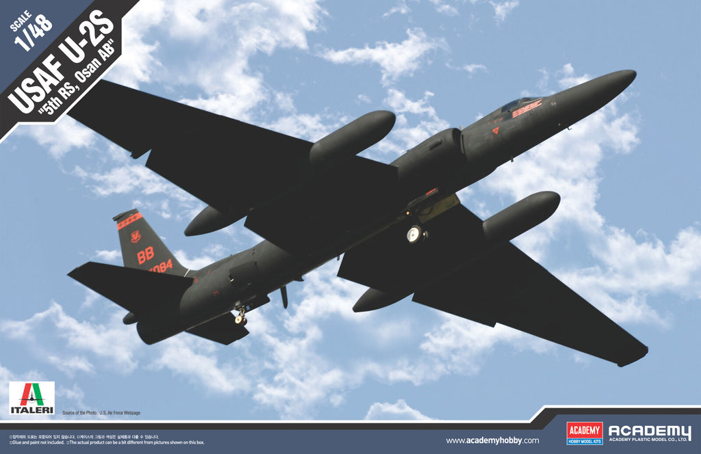 Academy 1/48 USAF U-2 "5th Reconnaissance Squadron" Plastic Model Kit