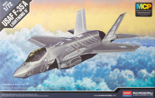 Academy 1/72 F-35A Lightning II MCP Plastic Model Kit *Aus Decals* [12507]