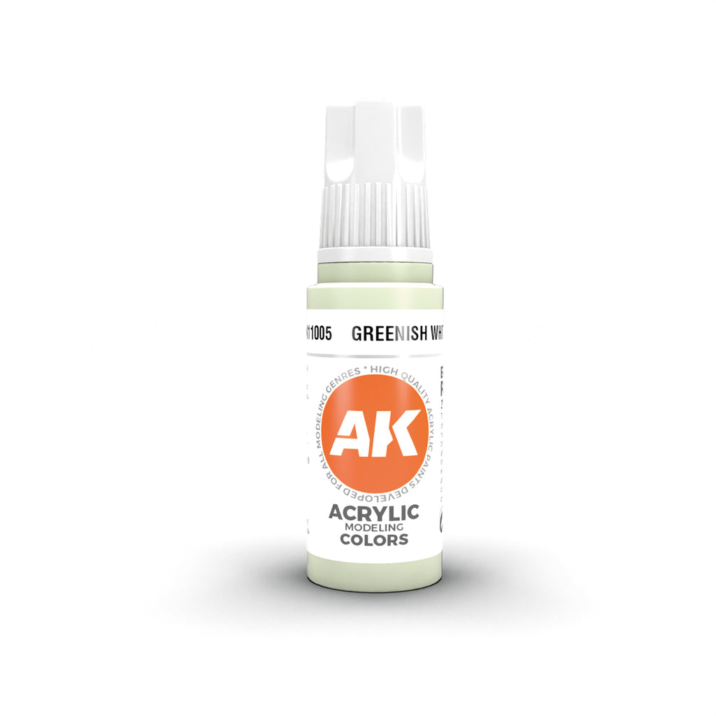 AK Interactive - AK11005 - 3Gen Acrylics - Greenish White 17ml