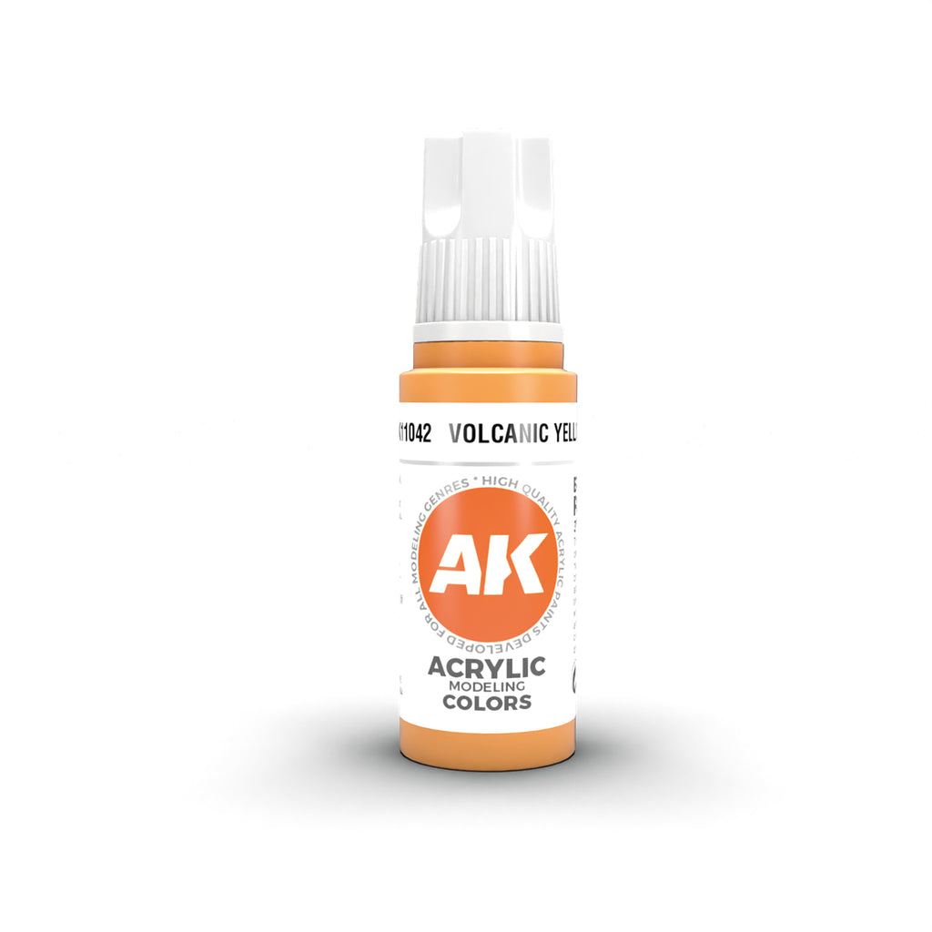 AK Interactive - AK11042 - 3Gen Acrylics - Volcanic Yellow 17ml