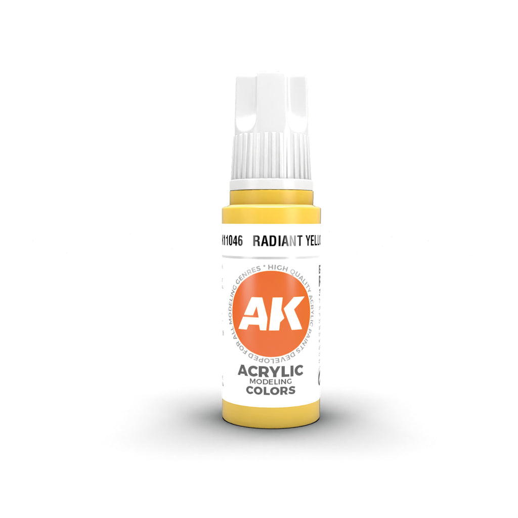 AK Interactive - AK11046 - 3Gen Acrylics - Radiant Yellow 17ml