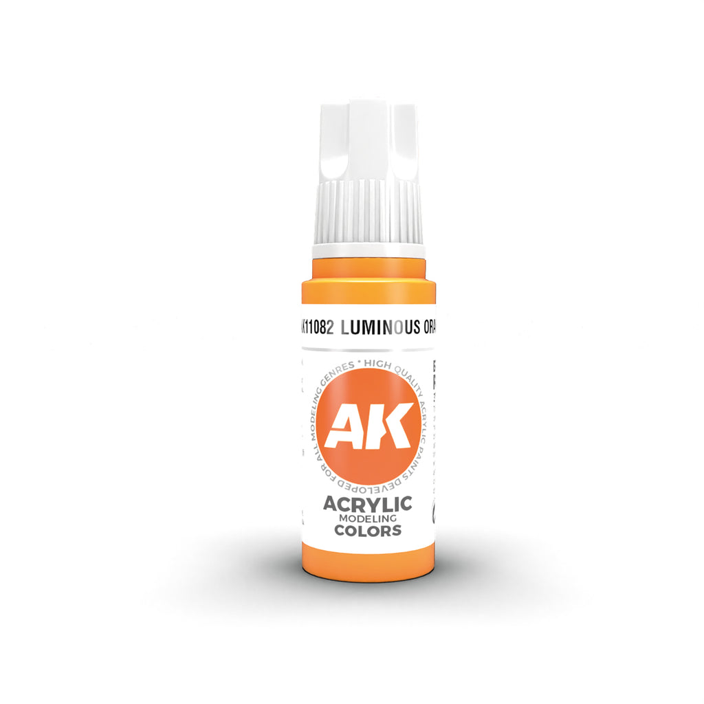 AK Interactive - AK11082 - 3Gen Acrylics - Luminous Orange 17ml