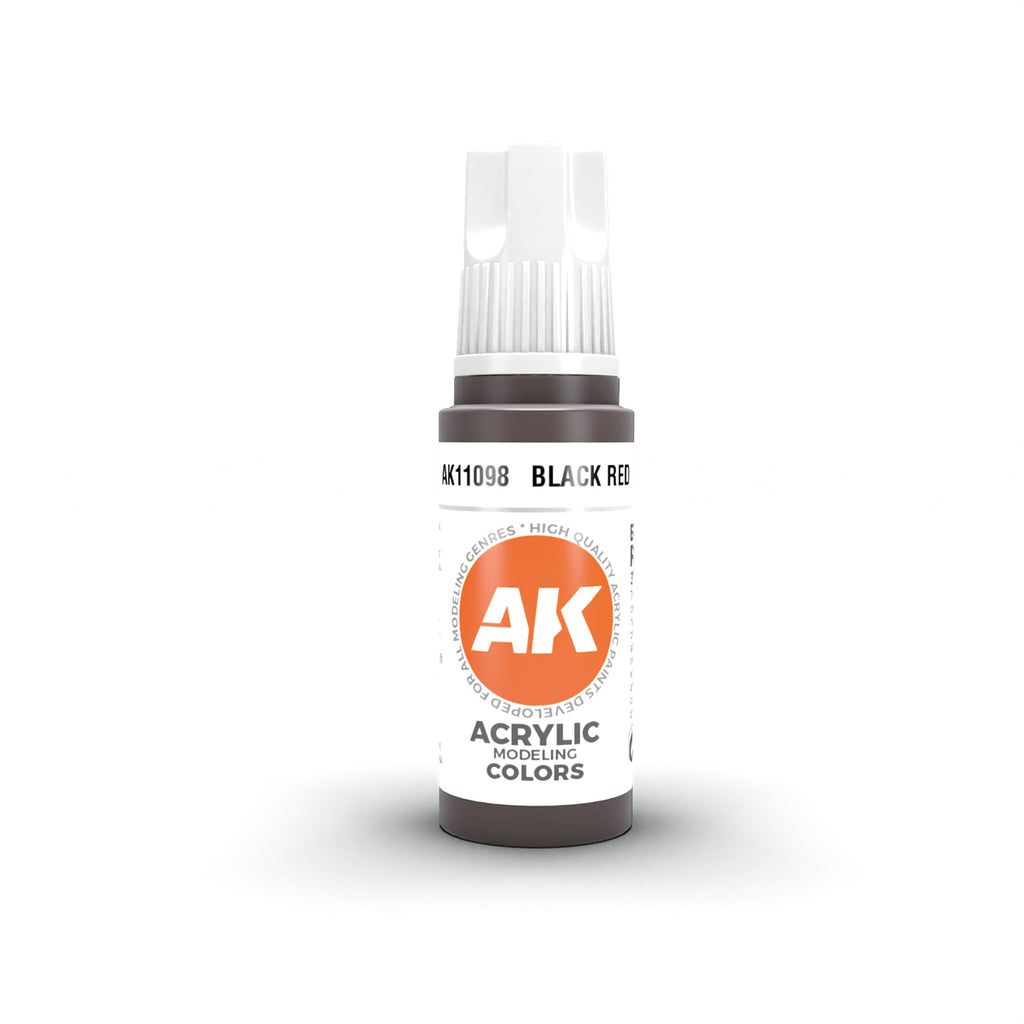 AK Interactive - AK11098 - 3Gen Acrylics - Black Red 17ml