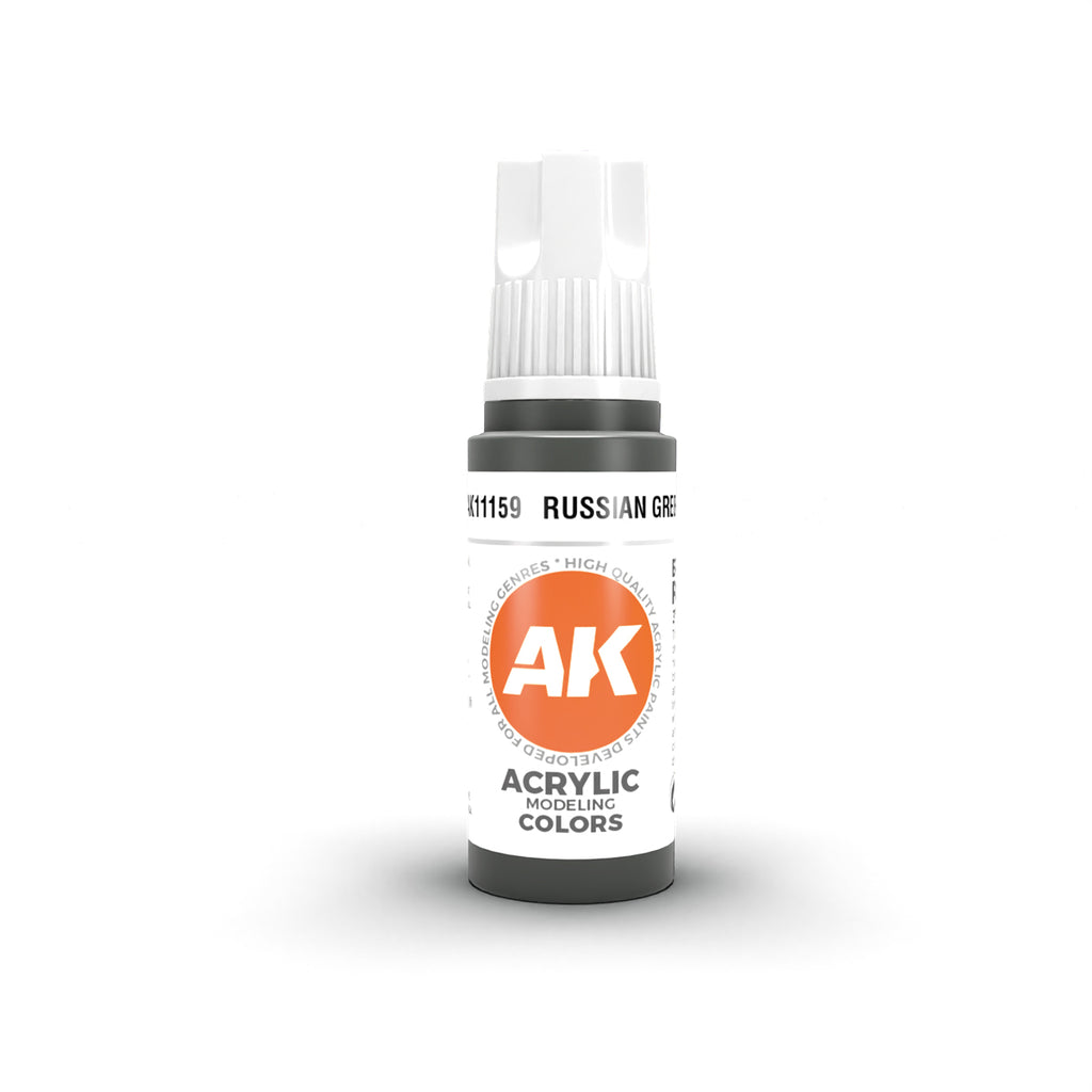 AK Interactive - AK11159 - 3Gen Acrylics - Russian Green 17ml