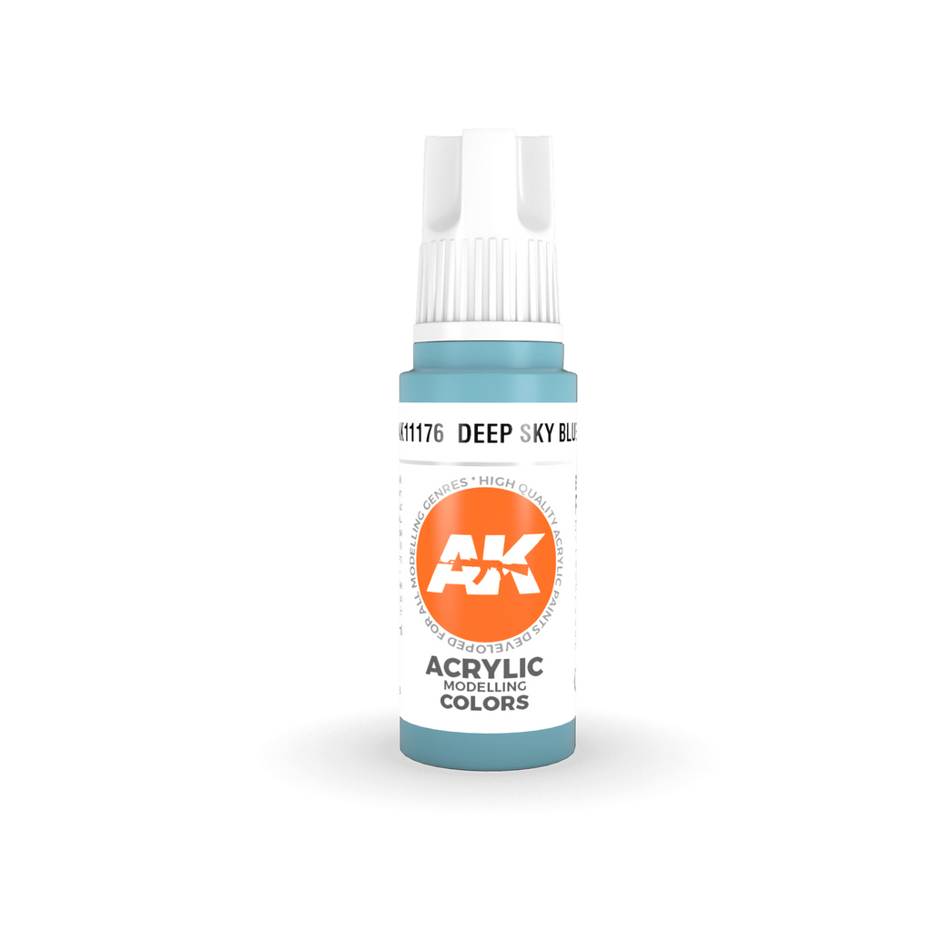 AK Interactive - AK11176  -  Pastel Modelling Colours -  Deep Sky Blue 17 ml