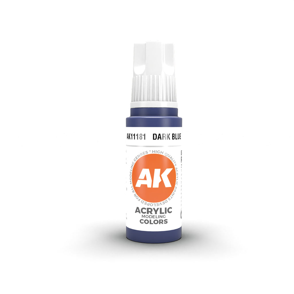 AK Interactive - AK11181 - 3Gen Acrylics - Dark Blue 17ml