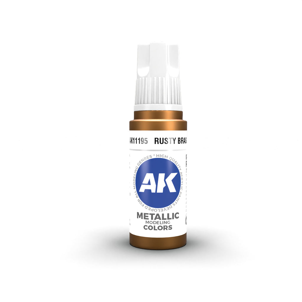 AK Interactive - AK11195 - 3Gen Acrylics - Rusty Brass 17ml