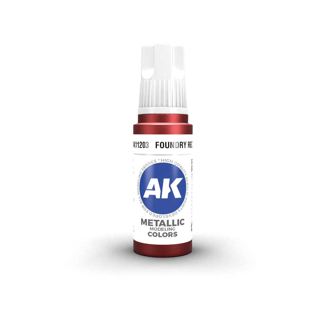 AK Interactive - AK11203 - 3Gen Acrylics - Foundry Red 17ml