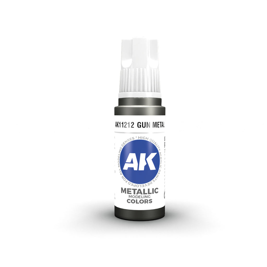 AK Interactive - AK11212 - 3Gen Acrylics - Gun Metal 17ml