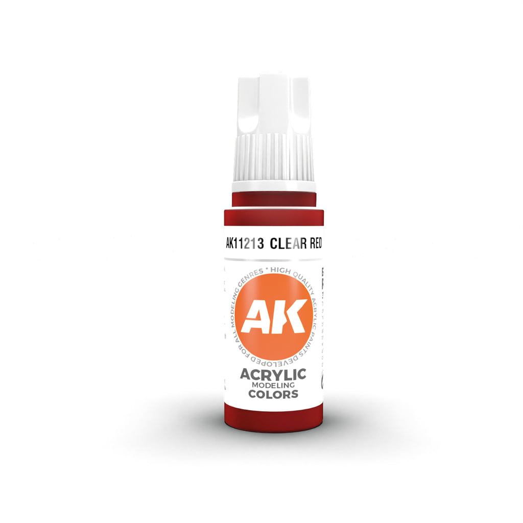 AK Interactive - AK11213 - 3Gen Acrylics - Clear Red 17ml