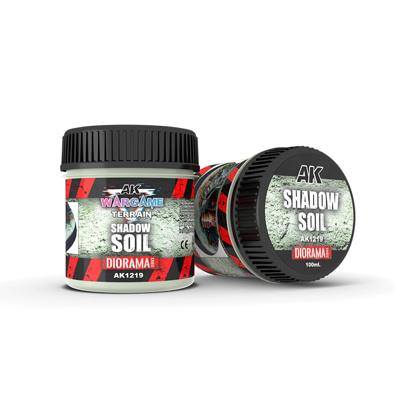 AK Interactive - AK1219 - Dioramas - Wargame Terrains - Shadow Soil 100ml