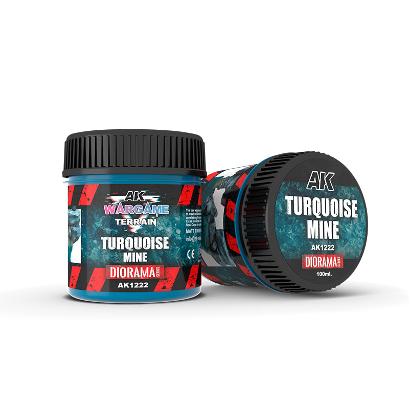 AK Interactive - AK1222 - Dioramas - Wargame Terrains - Turquoise Mine 100ml